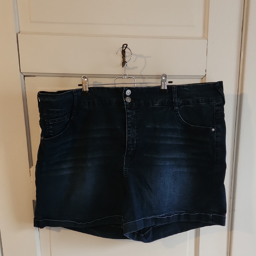Women's Dark Denim Shorts